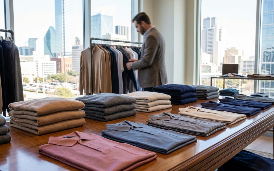 Luxury Knitwear & Polos for Men in DFW